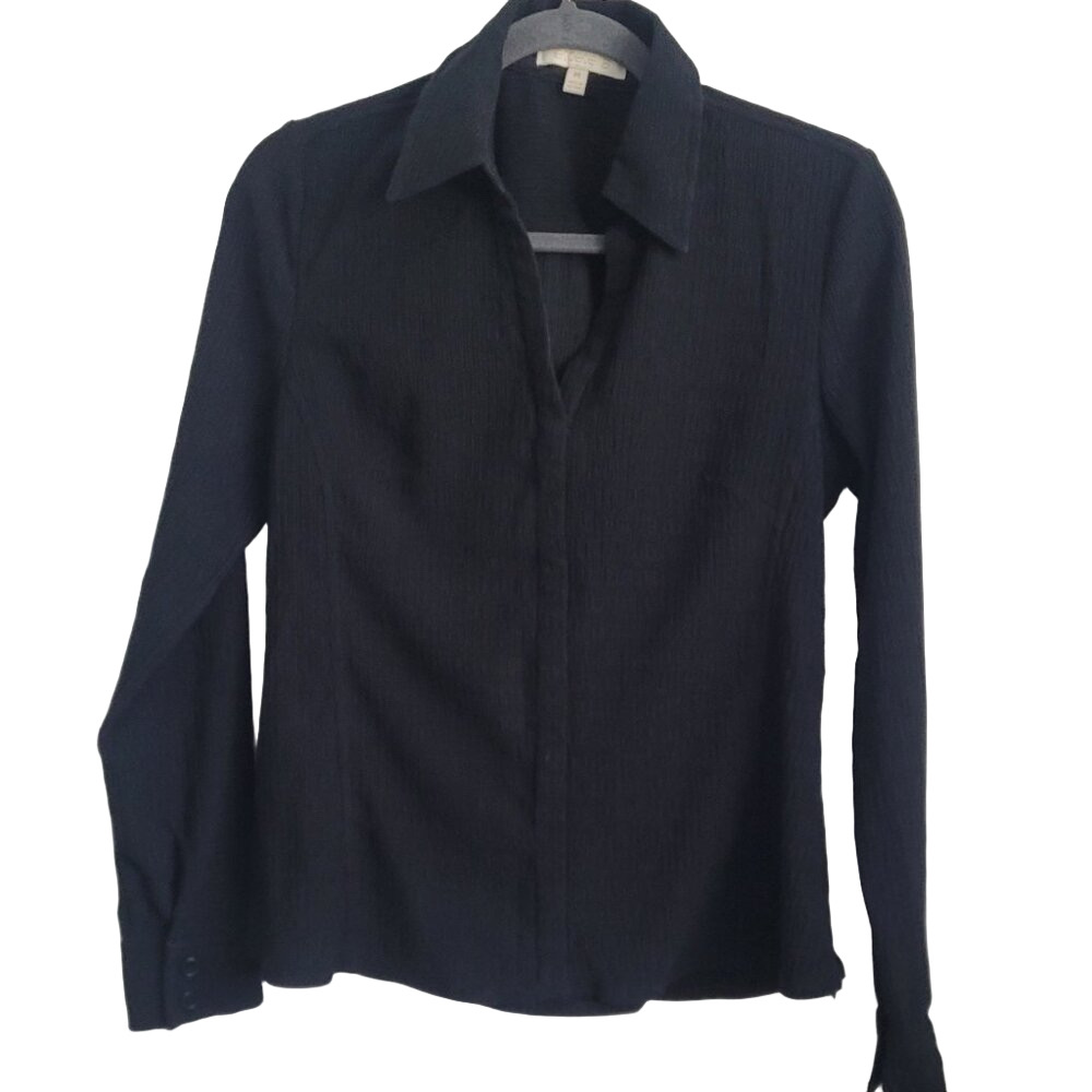 NEW ETCETERA Hugo Women's Blouse in Black Size M